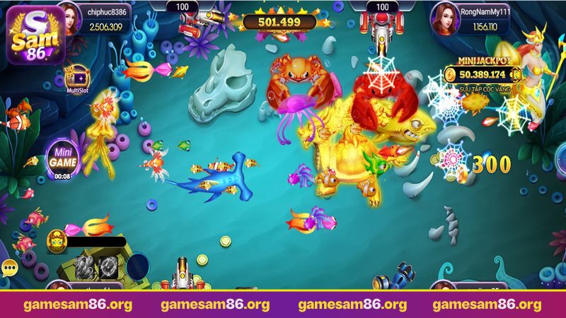 canh mục tiêu trong bắn cá long vương sam86