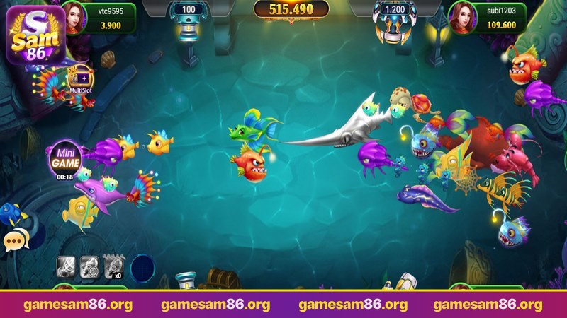 giới thiệu sảnh bắn cá sam86