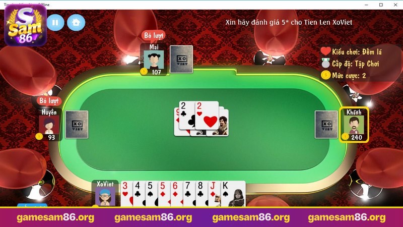 hiểu rõ luật chơi tiến lên miền nam sam86