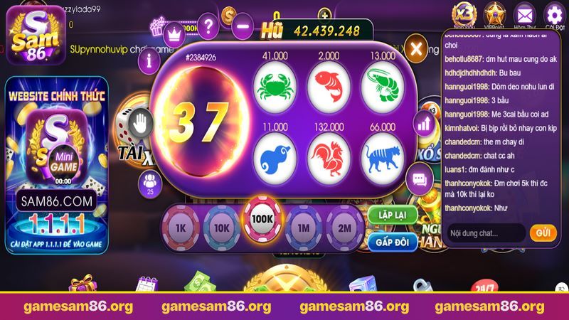 minigame sam86 chơi cùng lúc