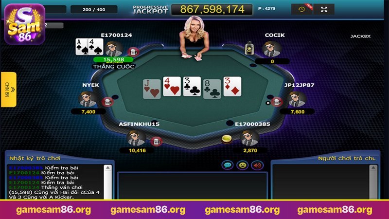 poker sam86 nắm vững kinh nghiệm