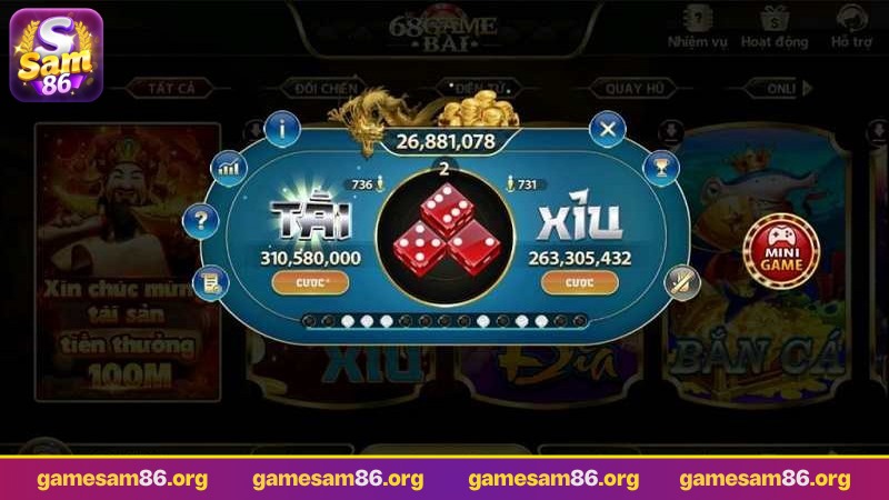 tài xỉu sam86 nhiều cửa cược hấp dẫn