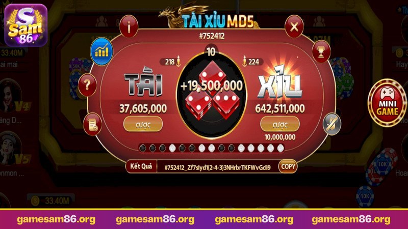 tài xỉu sam86 tính tỉ lệ thắng và thua