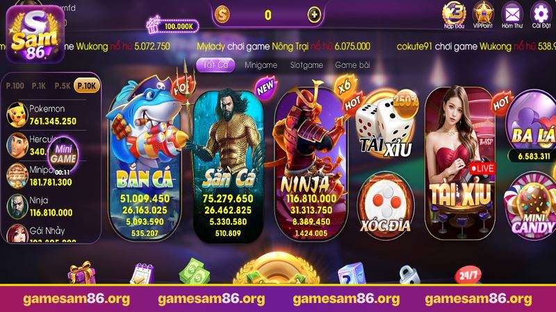 vua săn cá sam86 là tựa game hấp dẫn