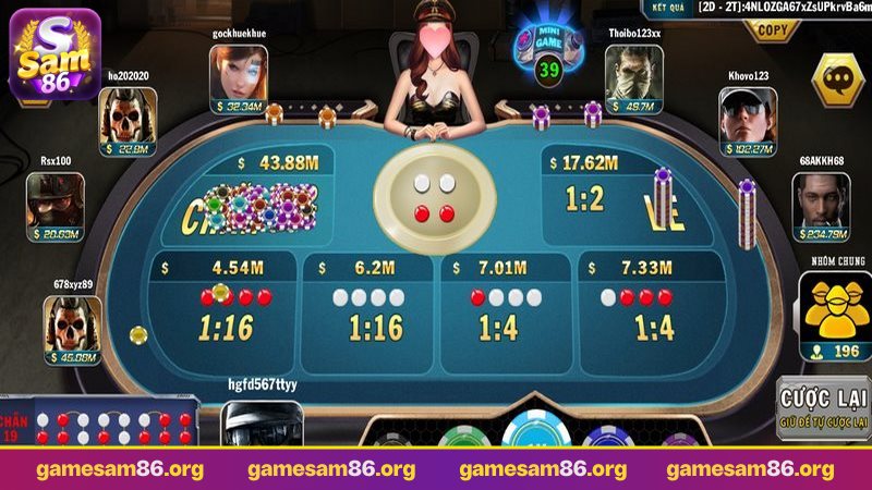 xóc đĩa sam86 nắm rõ cửa đặt cược